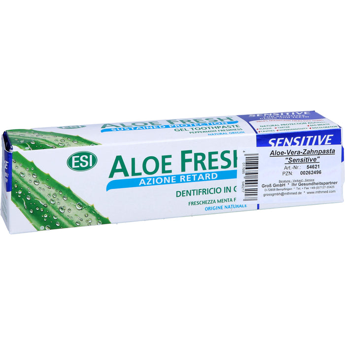 Zahnpasta Aloe-Vera Sensitiv, 100 ml ZPA