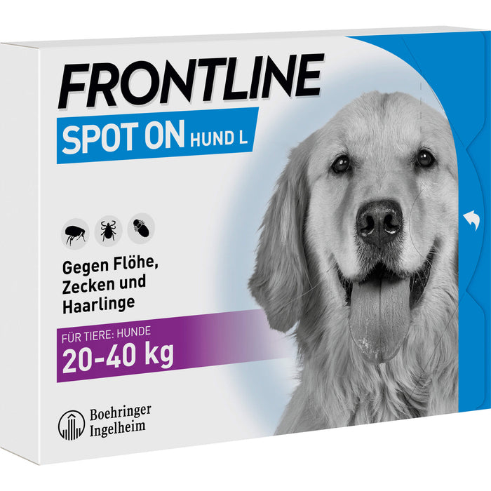 FRONTLINE Spot on Hund L 20-40 kg Pipetten, 3 St. Ampullen