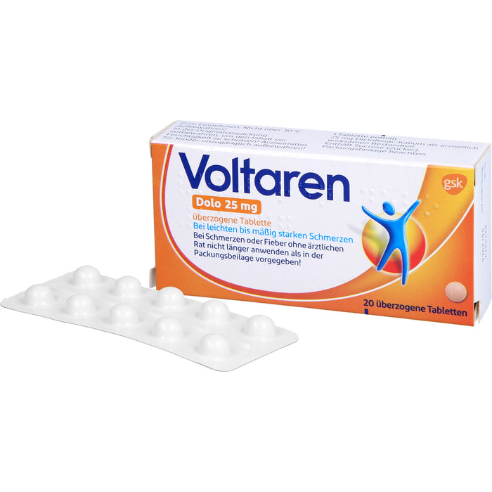 Voltaren Dolo 25 mg Tabletten, 20 St. Tabletten