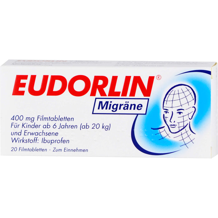 EUDORLIN Migräne, 400 mg Filmtabletten, 20 St FTA