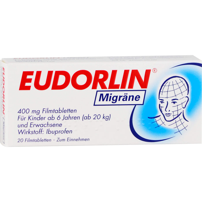 EUDORLIN Migräne, 400 mg Filmtabletten, 20 St FTA