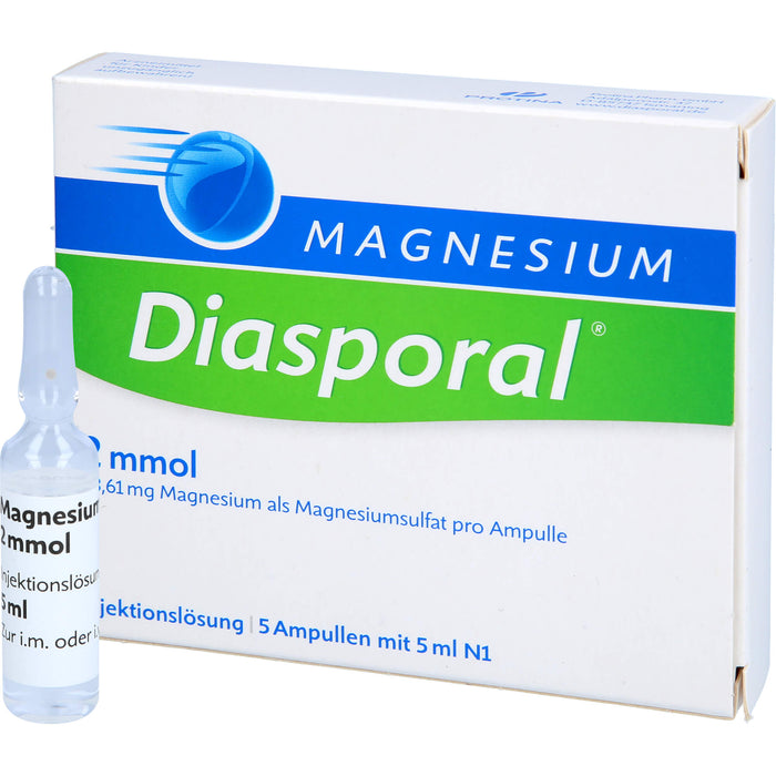 Magnesium-Diasporal 2mmol Inj.-Lsg., 5X5 ml AMP
