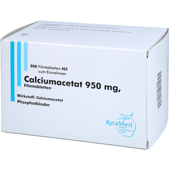 Calciumacetat 950 mg, Filmtabletten, 200 St FTA