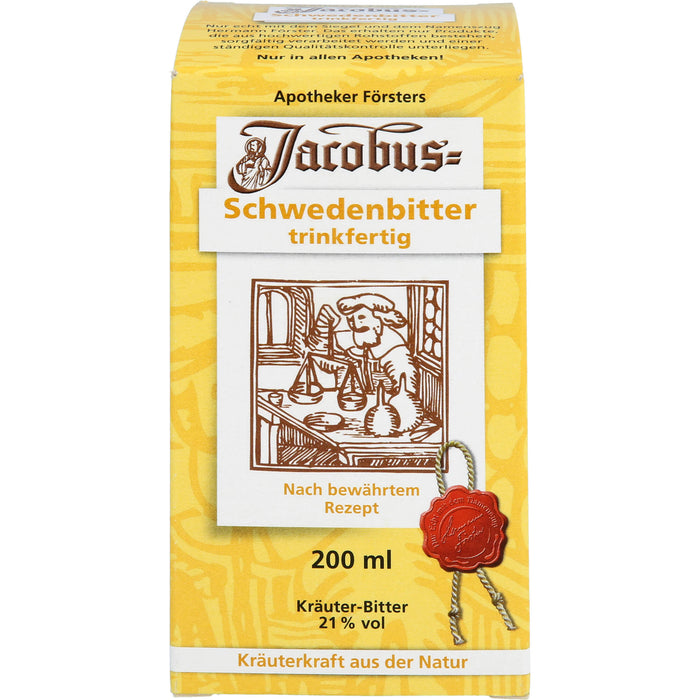 Jacobus Schwedenbitter trinkfertig, 200 ml FLU