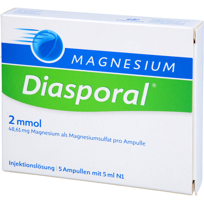Magnesium-Diasporal 2mmol Inj.-Lsg., 5X5 ml AMP
