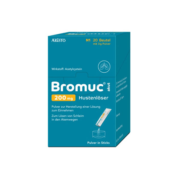 Bromuc akut 200 mg Hustenlöser, Pulver zur Herstellung einer Lösung zum Einnehmen, 20 St PLE