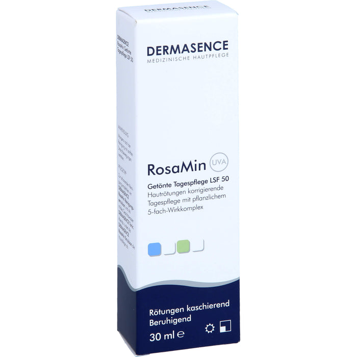 DERMASENCE RosaMin getönte Tagespflege LSF 50 Creme, 30 ml Creme