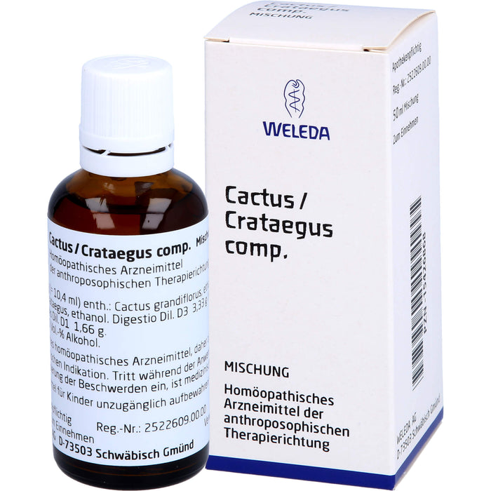 Cactus/Crataegus comp. Weleda Dil., 50 ml MIS