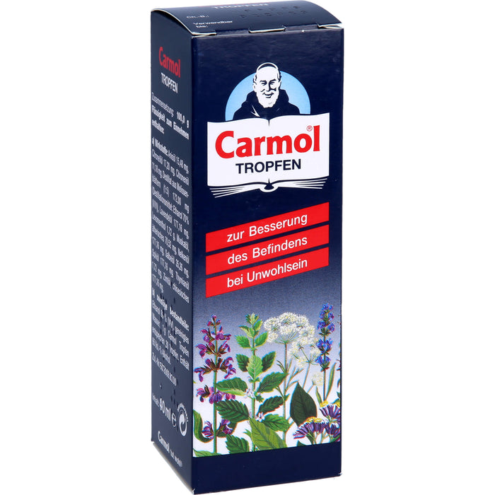 Carmol Tropfen zur Besserung des Befindens bei Unwohlsein, 40 ml Lösung