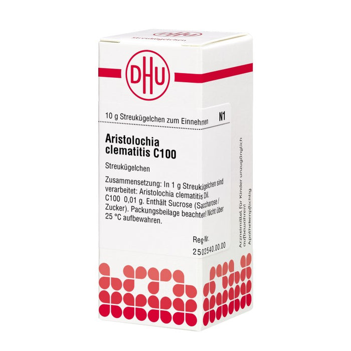 DHU Aristolochia clematitis C100 Streukügelchen, 10 g Globuli