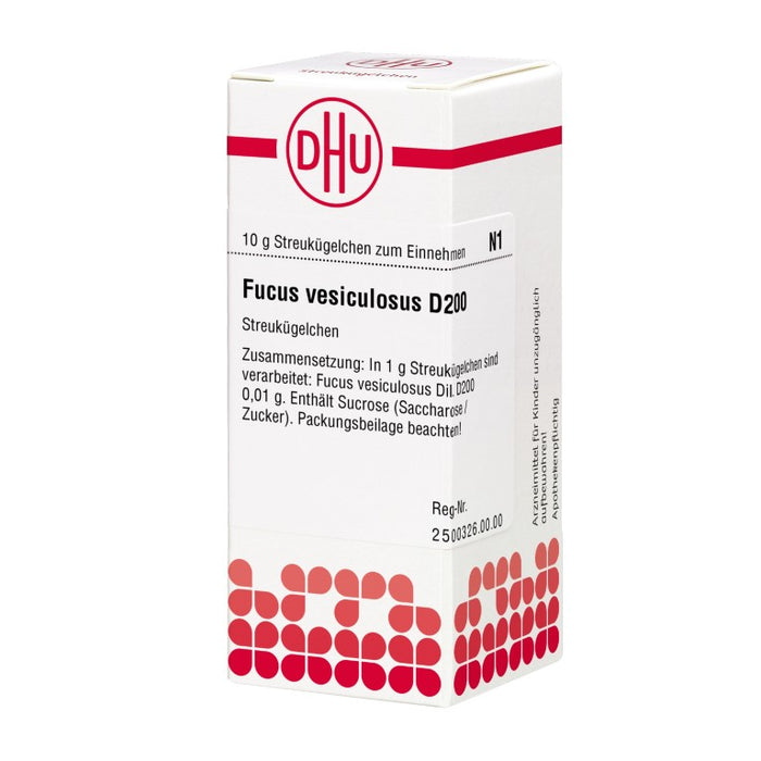 DHU Fucus vesiculosus D200 Streukügelchen, 10 g Globuli