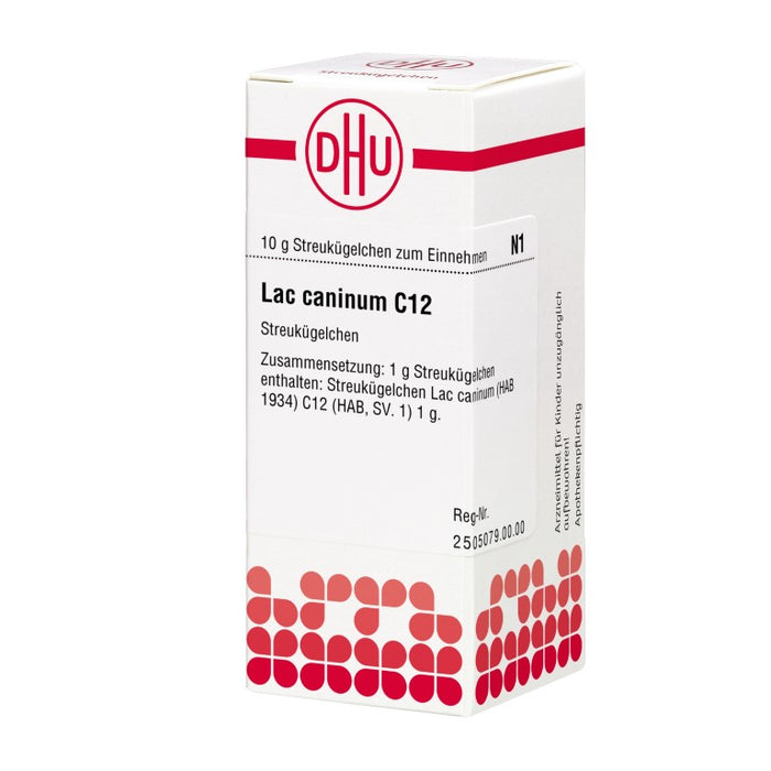 DHU Lac caninum C12 Streukügelchen, 10 g Globuli