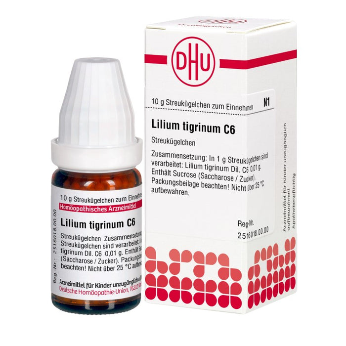 DHU Lilium tigrin C6 Streukügelchen, 10 g Globuli