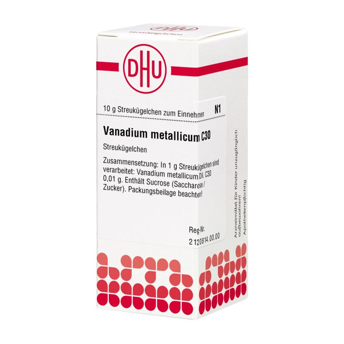 DHU Vanadium metallicum C30 Streukügelchen, 10 g Globuli