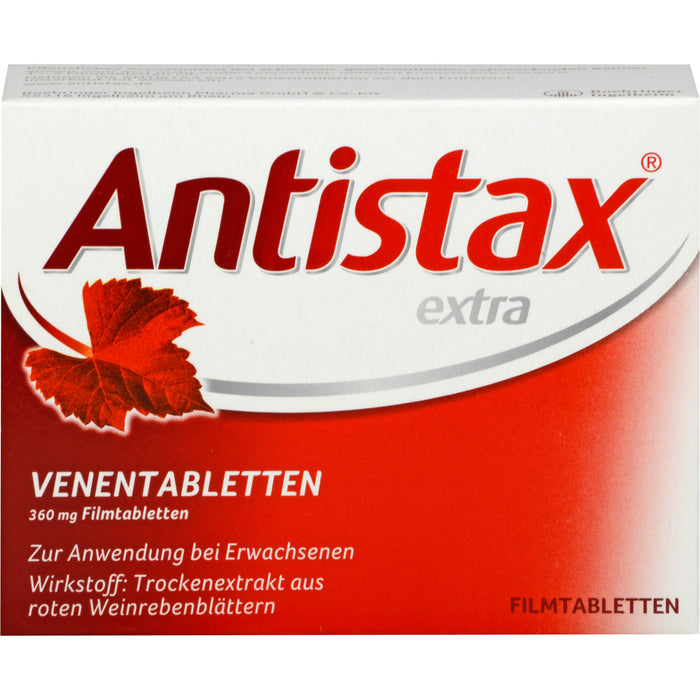 Antistax extra Venentabletten 360 mg bei schweren, geschwollenen, schmerzenden Beinen, 60 St. Tabletten