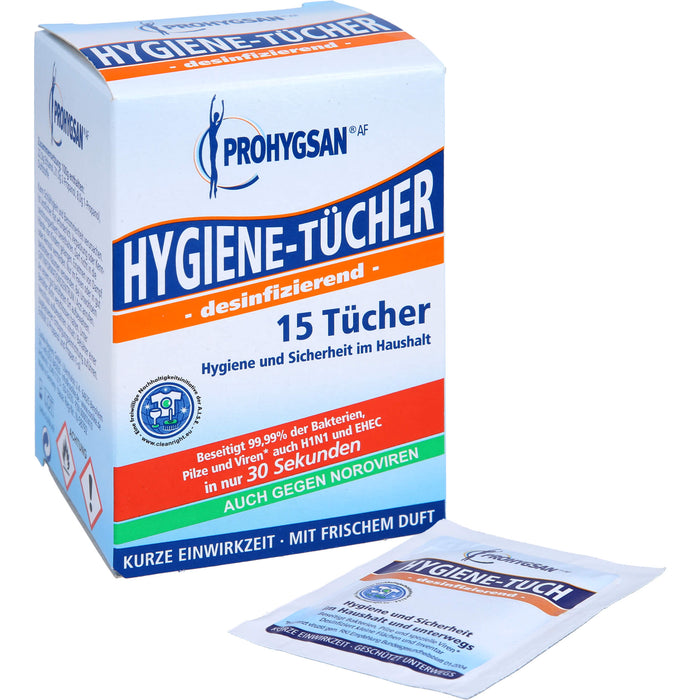 Prohygsan Hygienetücher AF-desinfizierend-, 15 St TUE