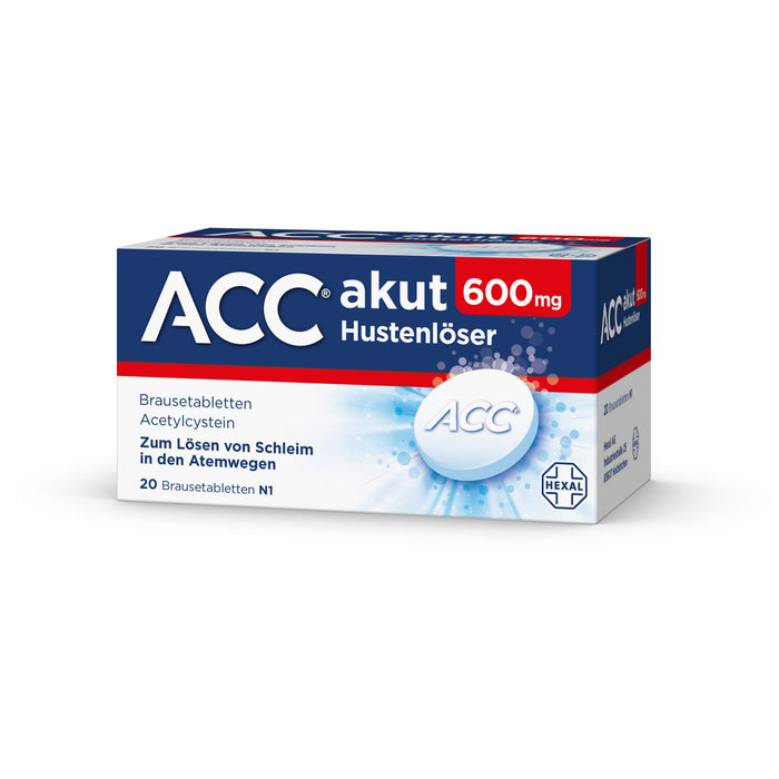 ACC akut 600 mg Hustenlöser Brausetabletten, 20 St. Tabletten
