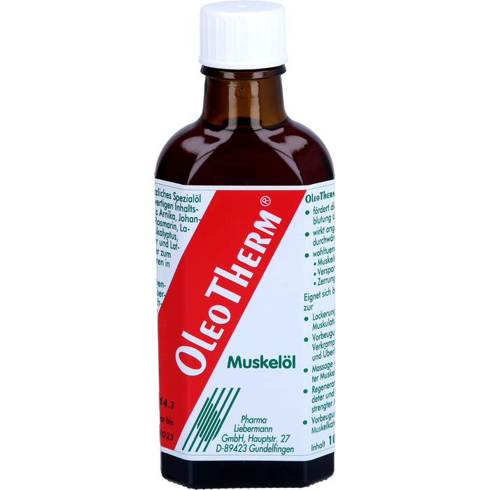 OleoTherm Muskelöl, 100 ml Öl
