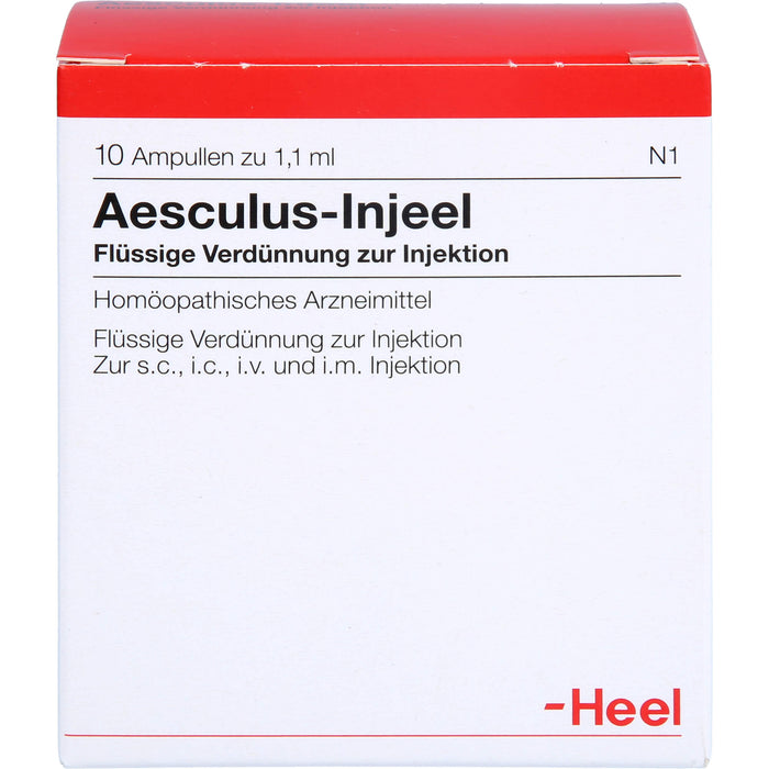 Aesculus Injeel flüssige Verdünnung, 10 St. Ampullen