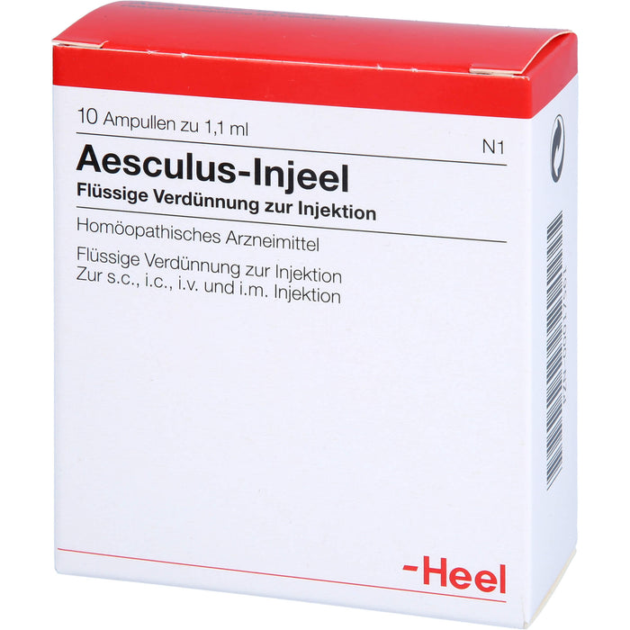 Aesculus Injeel flüssige Verdünnung, 10 St. Ampullen