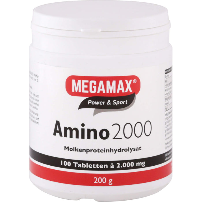 MEGAMAX Power & Sport Amino 2000 Tabletten, 100 St. Tabletten