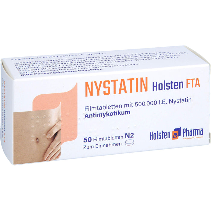 Nystatin Holsten Filmtabletten, 50 St. Tabletten