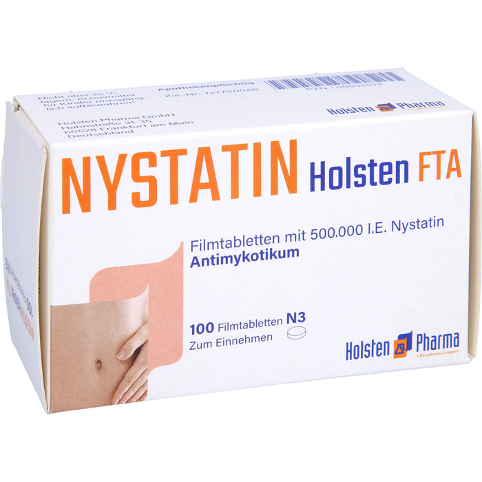 Nystatin Holsten Filmtabletten  Antimykotikum, 100 St. Tabletten