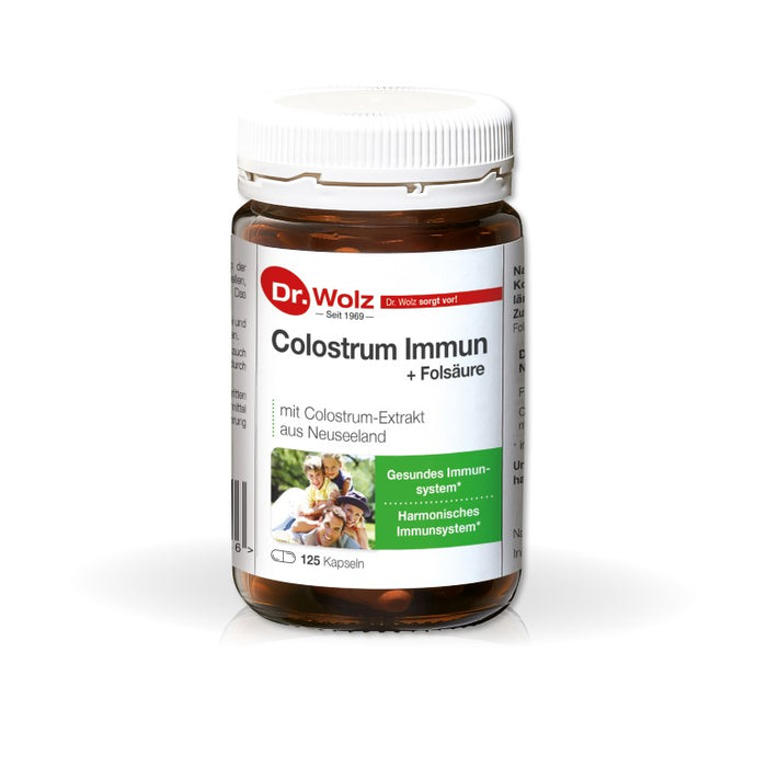 Dr. Wolz Colostrum Immun + Folsäure Kapseln, 125 St. Kapseln