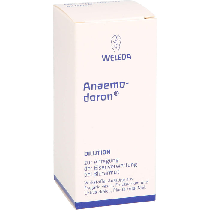 WELEDA Anaemodoron Dilution zur Anregung der Eisenverwertung bei Blutarmut, 50 ml Lösung