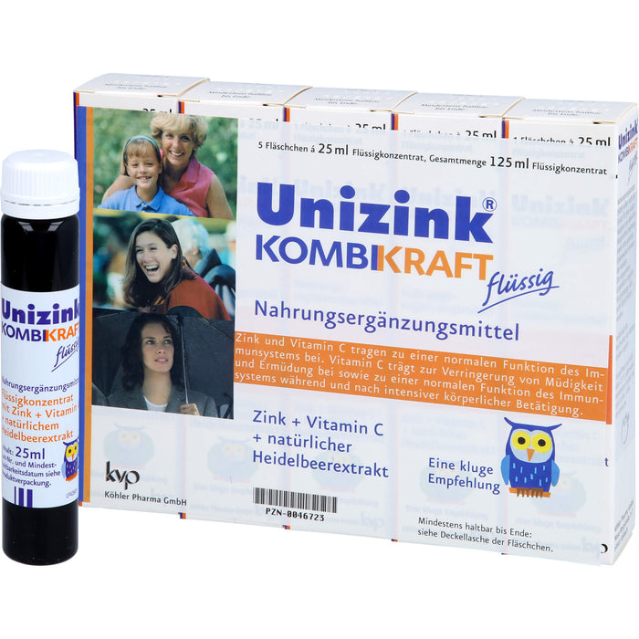 Unizink Kombikraft Fläschchen, 5 St. Trinkfläschchen