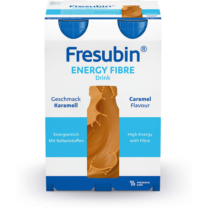 Fresubin energy fibre DRINK Karamell Trinkflasche, 4X200 ml LOE