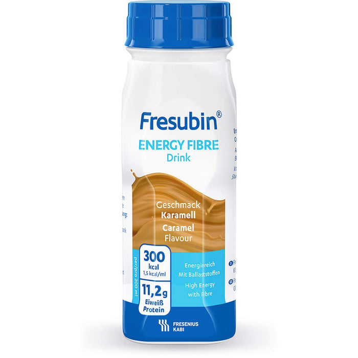 Fresubin energy fibre DRINK Karamell Trinkflasche, 4X200 ml LOE