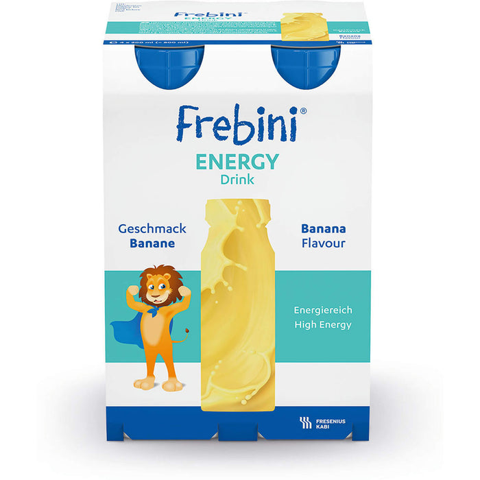 Frebini energy DRINK Banane Trinkflasche, 4X200 ml FLU