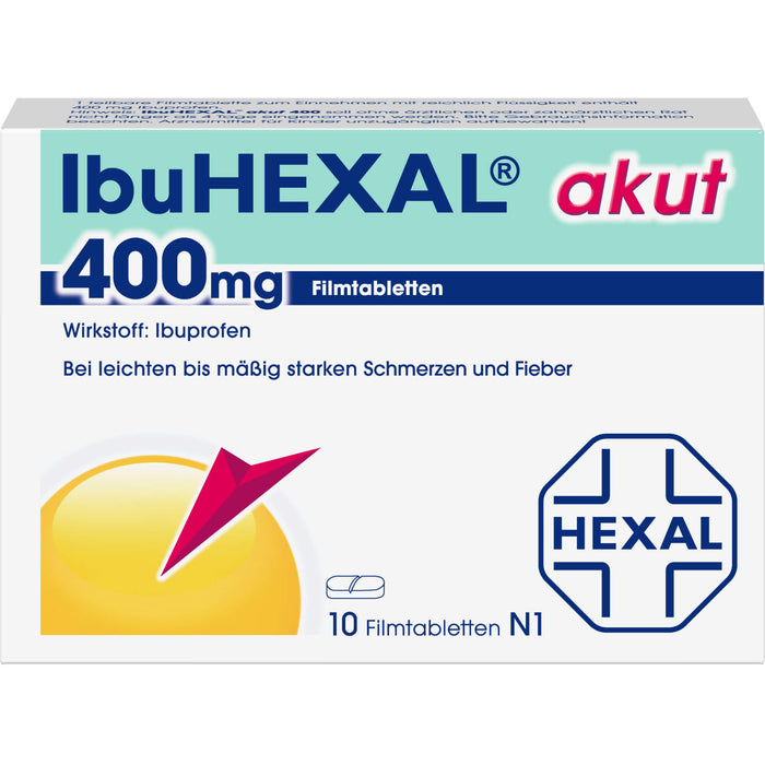 IbuHEXAL akut 400 mg, 10 St. Tabletten