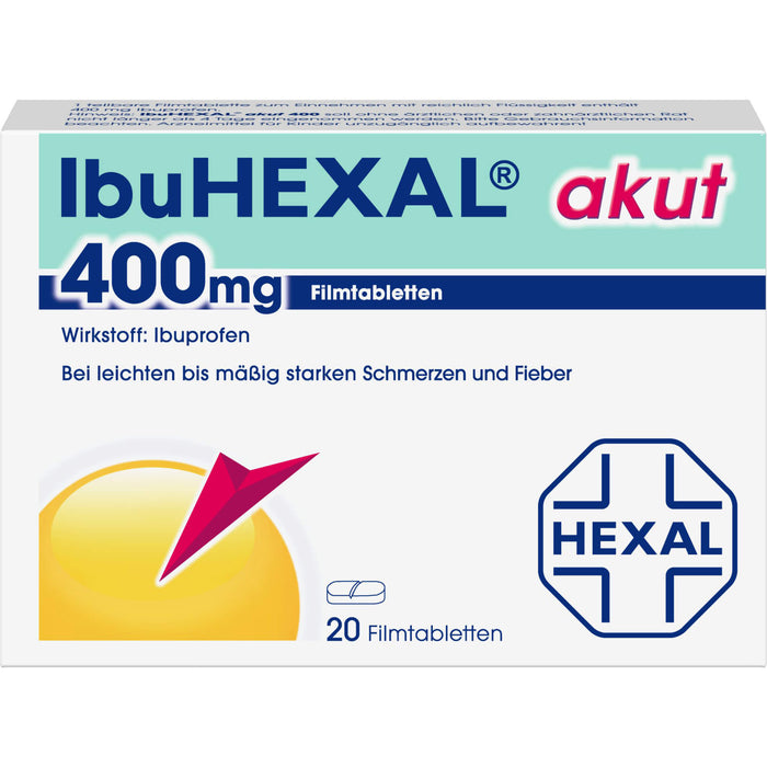 IbuHEXAL akut 400 mg, 20 St. Tabletten