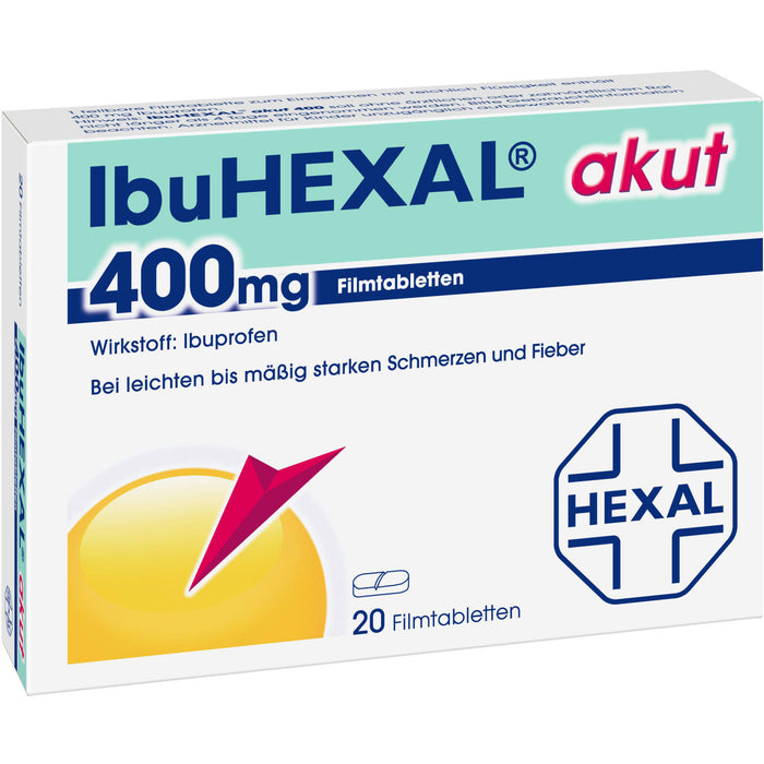 IbuHEXAL akut 400 mg, 20 St. Tabletten