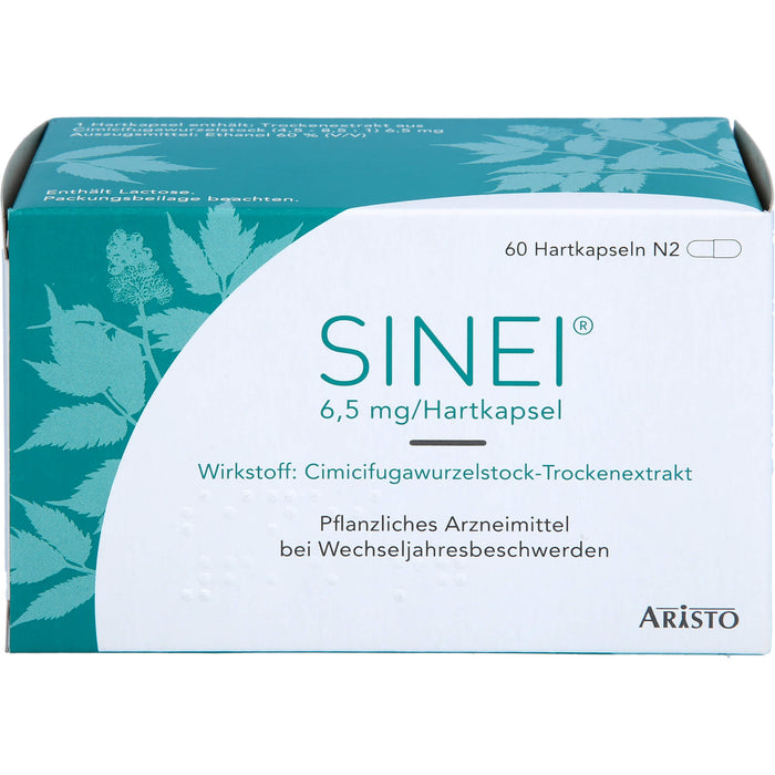 ARISTO SINEI 6,5 mg Hartkapseln bei Wechseljahresbeschwerden, 60 St. Kapseln
