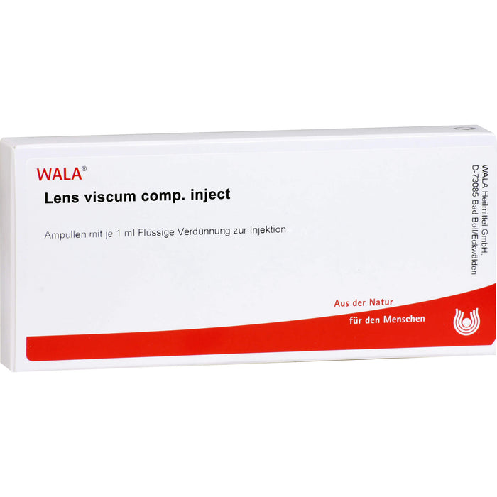 WALA Lens Viscum comp. flüssige Verdünnung, 10 St. Ampullen