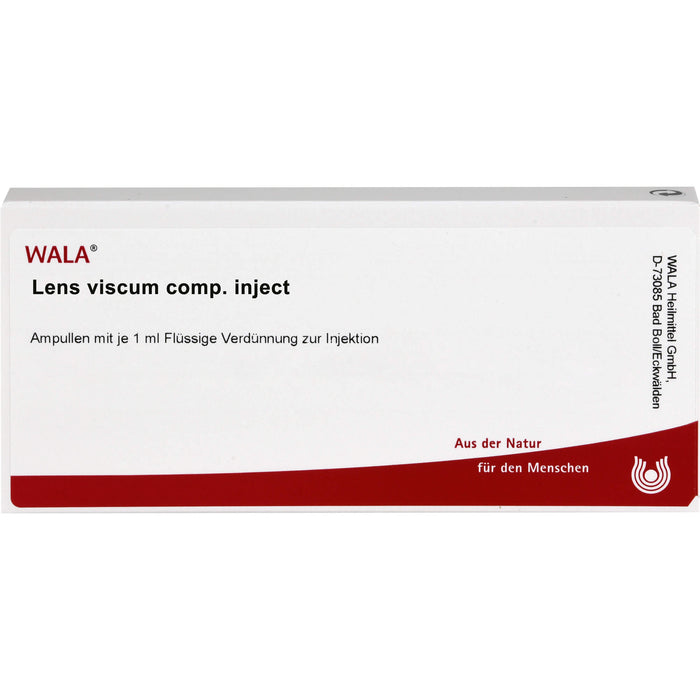 WALA Lens Viscum comp. flüssige Verdünnung, 10 St. Ampullen