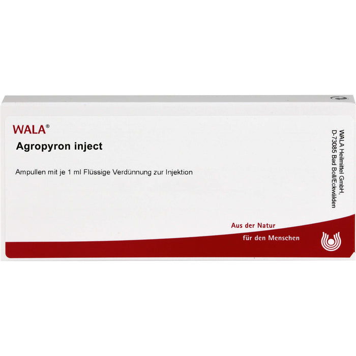 WALA Agropyron Inject Ampullen, 10 St. Ampullen