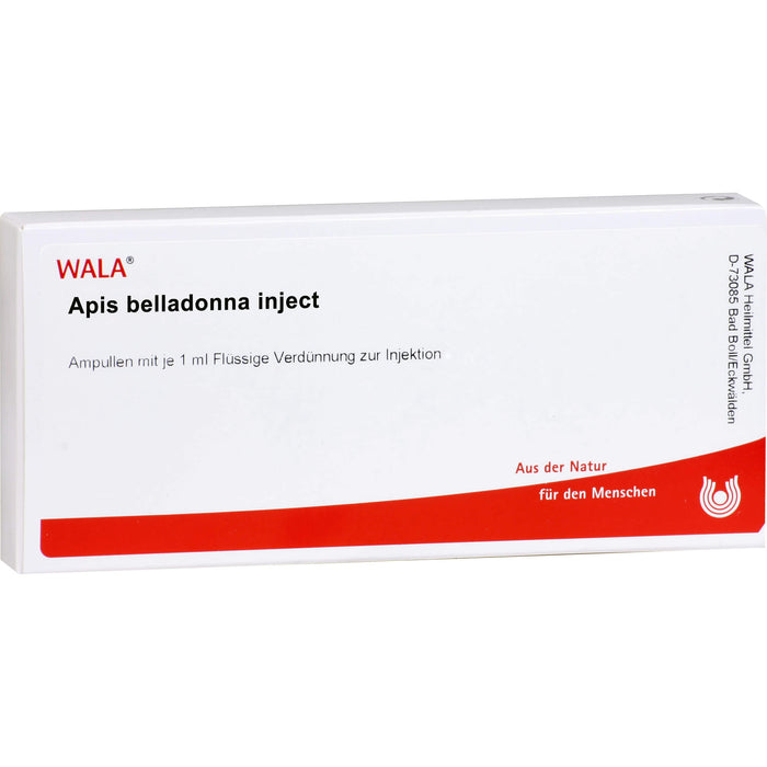 Apis Belladonna Inject, Flüssige Verdünnung zur Injektion Wala, 10X1 ml AMP