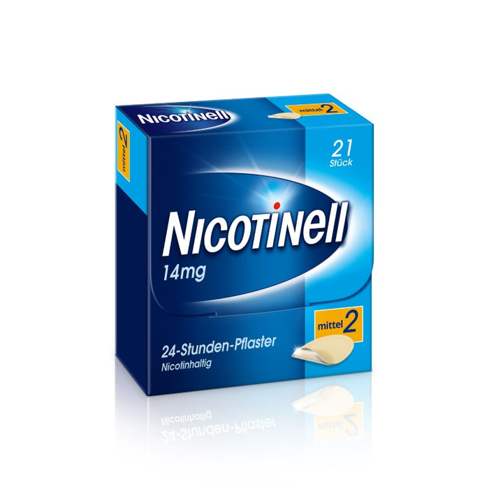 Nicotinell 14 mg/24-Stunden-Pflaster (bisher 35 mg) Stärke 2 (mittel), 21 St. Pflaster