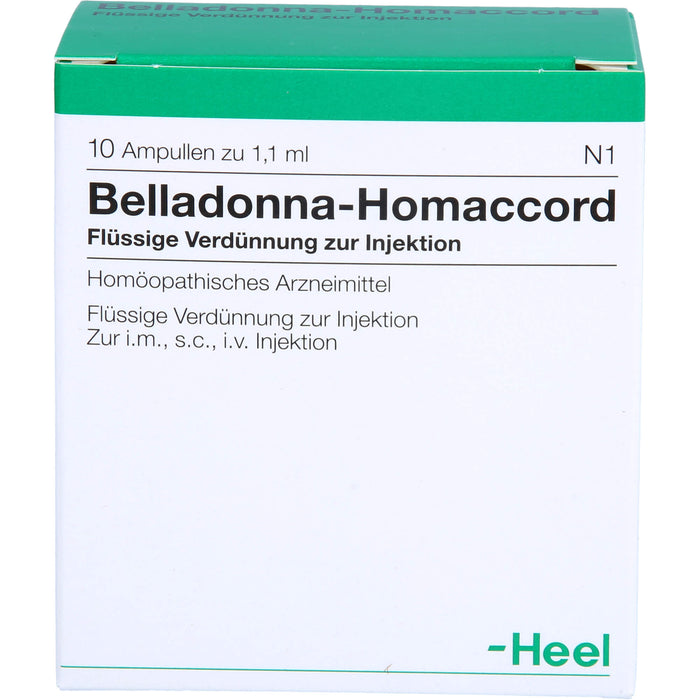 Belladonna-Homaccord flüssige Verdünnung, 10 St. Ampullen