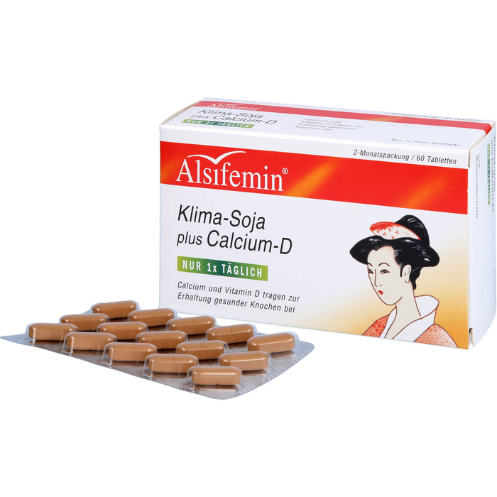 Alsifemin Klima-Soja plus Calcium-D Tabletten, 60 St. Tabletten
