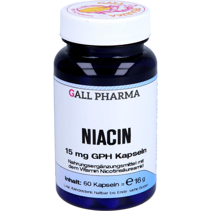 GALL PHARMA Niacin 15 mg GPH Kapseln, 60 St. Kapseln