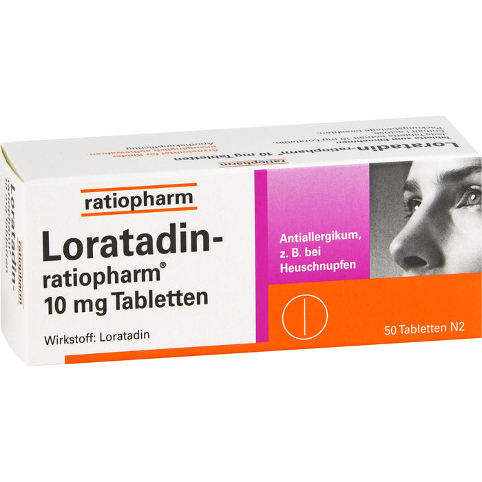 Loratadin-ratiopharm 10 mg Tabletten bei Allergien, 50 St. Tabletten