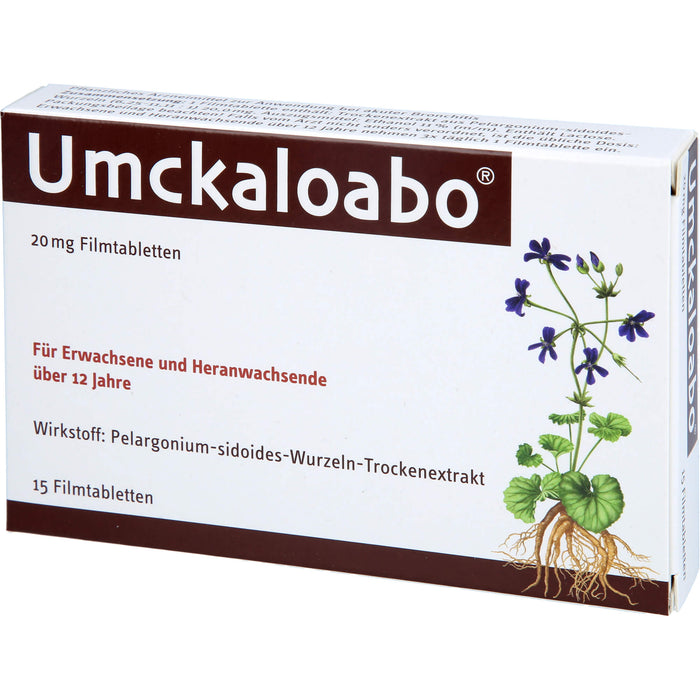 Umckaloabo 20 mg Filmtabletten, 15 St. Tabletten