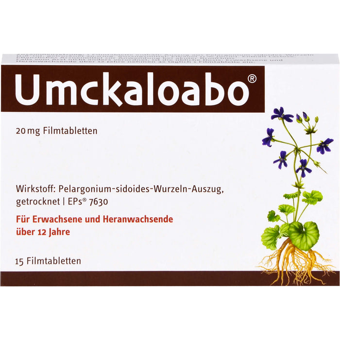 Umckaloabo 20 mg Filmtabletten, 15 St. Tabletten