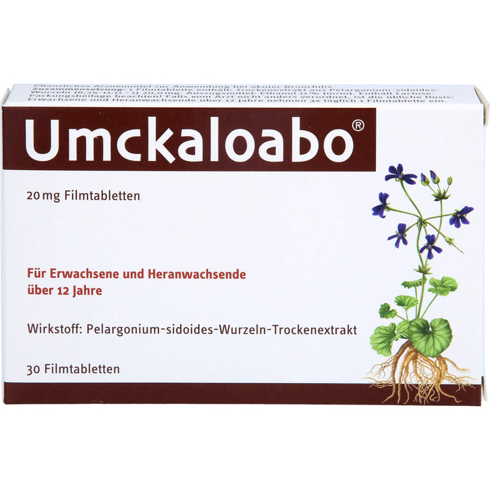 Umckaloabo 20 mg Filmtabletten, 30 St. Tabletten