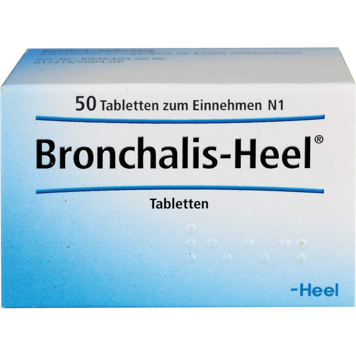 Bronchalis-Heel Tabletten bei Erkrankungen der Atemwege, 50 St. Tabletten